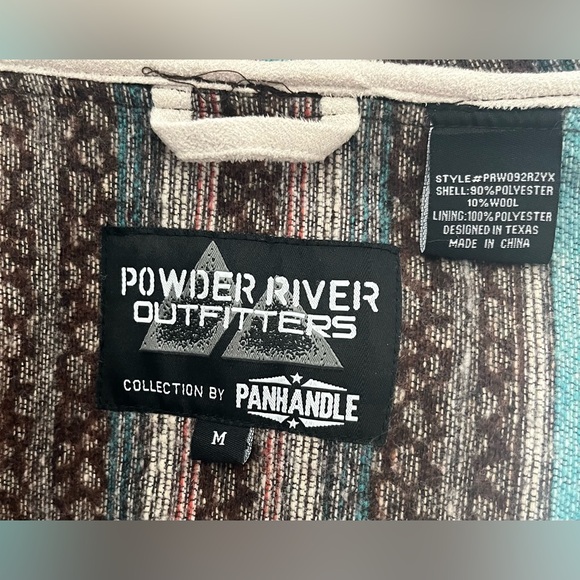 Powder River Aztec Wool Jacket size M - Picture 7 of 16